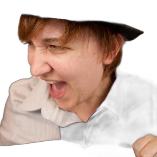 hat, face, mask, staff, photorealistic, cartoon, concept art, 3d render transparent PNG cut-out