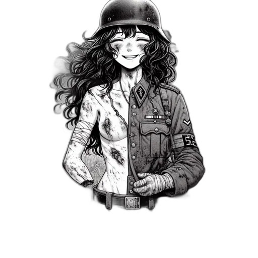 jacket, hat, face, cartoon, comic book art, pencil sketch, pixel art, injured transparent PNG cut-out