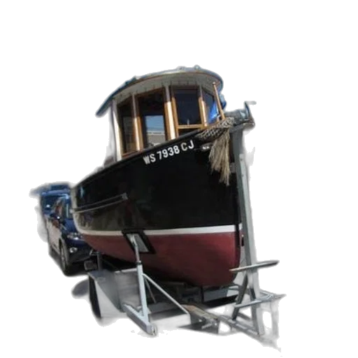 car, robot, weapon, 3d render, photorealistic, concept art, vintage, boat transparent PNG cut-out