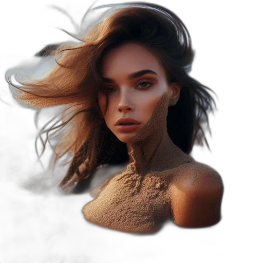 hair, face, jewelry, mask, photorealistic, fantasy art, oil painting, pixel art transparent PNG cut-out
