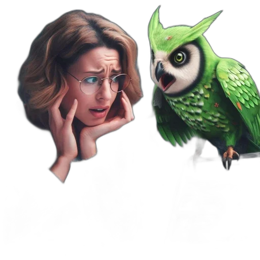 creature, animal, face, concept art, pixel art, photorealistic, fantasy art, green transparent PNG cut-out