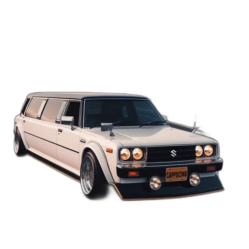 car, weapon, photorealistic, concept art, 3d render, pixel art, vintage, extended transparent PNG cut-out