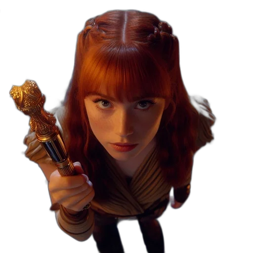 staff, weapon, sword, crown, concept art, 3d render, fantasy art, photorealistic transparent PNG cut-out