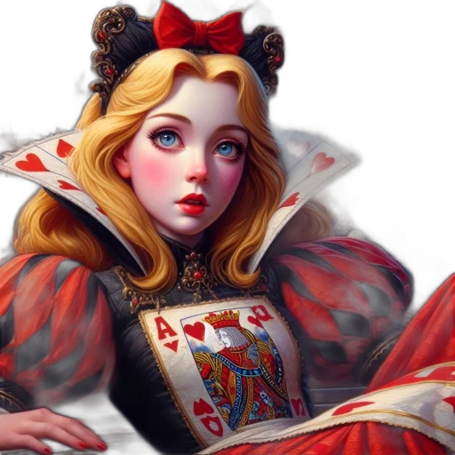 crown, dress, face, fantasy art, oil painting, concept art, photorealistic, snow transparent PNG cut-out