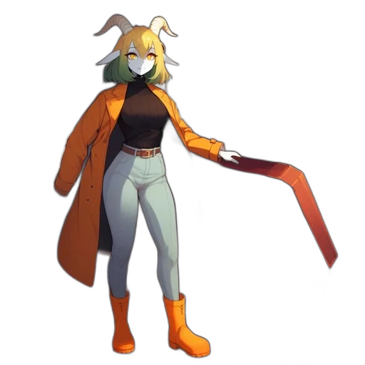 staff, jacket, mask, weapon, concept art, pixel art, fantasy art, 3d render transparent PNG cut-out