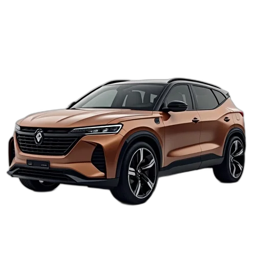 car, brown, suv, sleek, design, featuring, prominent, grille transparent PNG cut-out