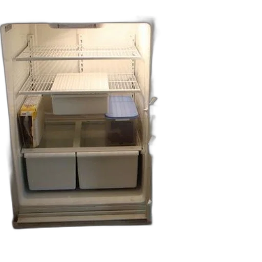 furniture, 3d render, open, refrigerator transparent PNG cut-out