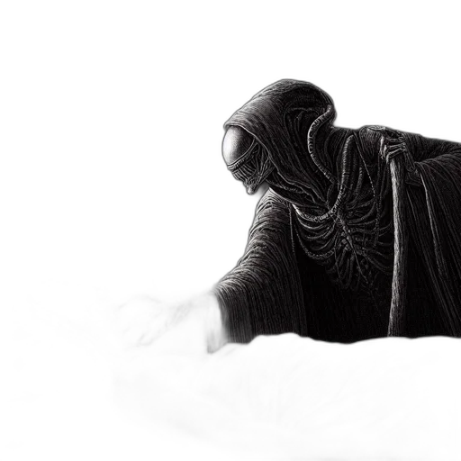 creature, animal, mask, robot, concept art, 3d render, comic book art, photorealistic transparent PNG cut-out