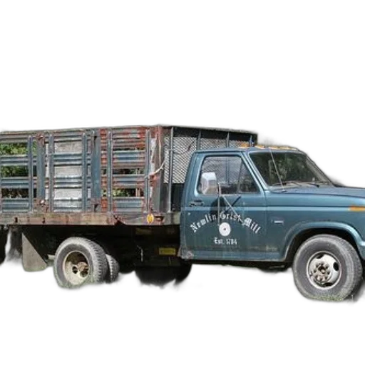 animal, car, old, blue, truck, words, brewin, forest transparent PNG cut-out