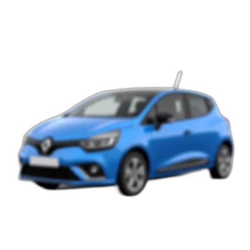 car, 3d render, photorealistic, blue, compact, sleek, design, modern transparent PNG cut-out