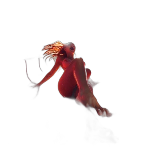 creature, hair, animal, dragon, concept art, 3d render, fantasy art, photorealistic transparent PNG cut-out
