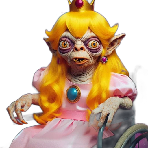 creature, crown, dress, mask, concept art, fantasy art, 3d render, photorealistic transparent PNG cut-out