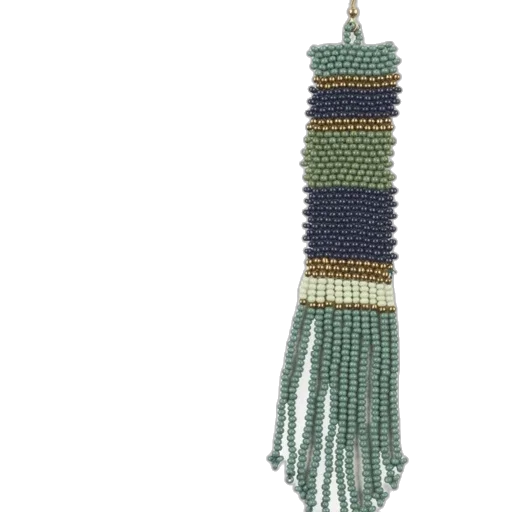jewelry, dress, pair, beaded, earrings, geometric, design, featuring transparent PNG cut-out