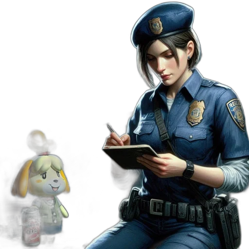 staff, weapon, concept art, photorealistic, watercolor, 3d render, female, police transparent PNG cut-out