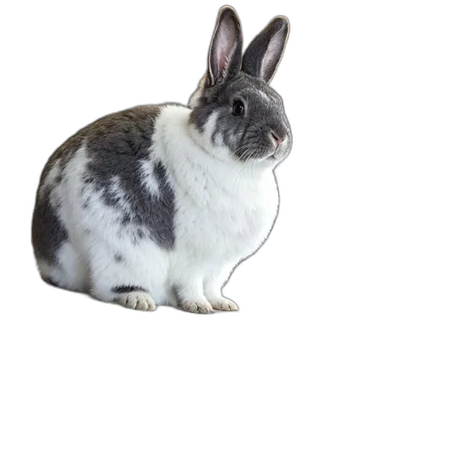 animal, creature, face, food, photorealistic, 3d render, rabbit, stands transparent PNG cut-out
