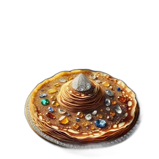 jewelry, crown, food, hat, concept art, photorealistic, watercolor, oil painting transparent PNG cut-out
