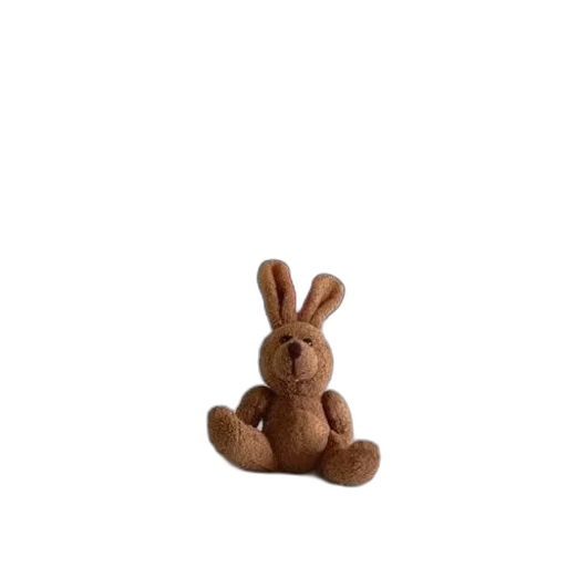 food, animal, creature, staff, 3d render, pixel art, photorealistic, brown transparent PNG cut-out