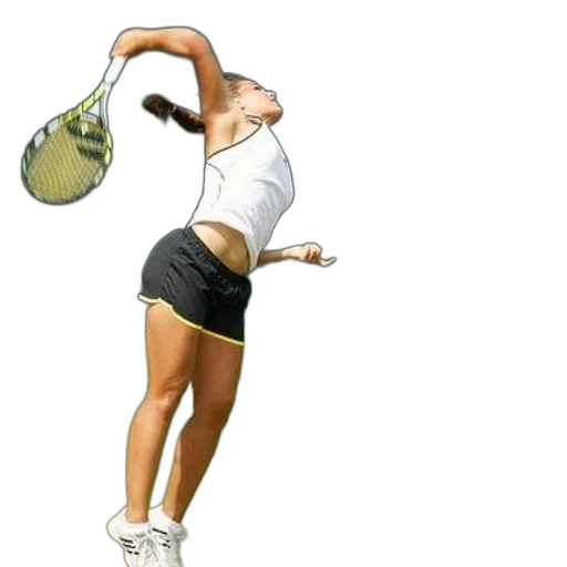 staff, photorealistic, 3d render, concept art, cartoon, female, tennis, player transparent PNG cut-out