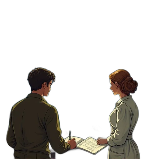 staff, jacket, dress, pixel art transparent PNG cut-out