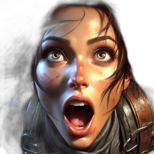 face, robot, weapon, concept art, fantasy art, photorealistic, comic book art, image transparent PNG cut-out