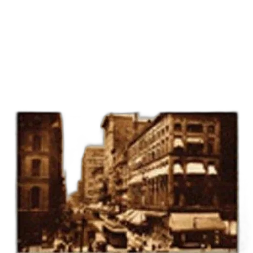 building, crown, hat, car, photorealistic, concept art, city street, vintage transparent PNG cut-out
