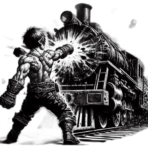 weapon, sword, comic book art, concept art, photorealistic, fantasy art, fire, muscular transparent PNG cut-out