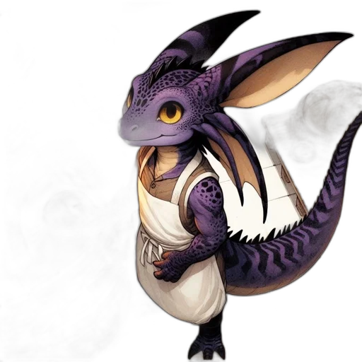 dragon, staff, creature, animal, fantasy art, concept art, pixel art, 3d render transparent PNG cut-out
