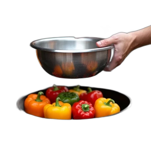 food, jewelry, 3d render, photorealistic, concept art, person, holding, metal transparent PNG cut-out