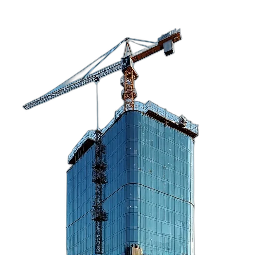 building, staff, weapon, robot, photorealistic, concept art, 3d render, modern transparent PNG cut-out