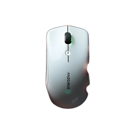 3d render, photorealistic, person, holding, white, wireless, mouse, black transparent PNG cut-out