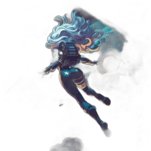 dragon, creature, hair, mask, concept art, fantasy art, pixel art, comic book art transparent PNG cut-out