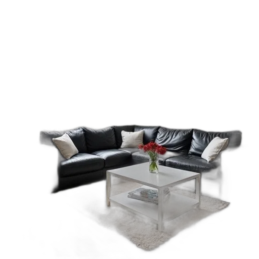 furniture, 3d render, photorealistic, concept art, monochrome, spacious, living, room transparent PNG cut-out