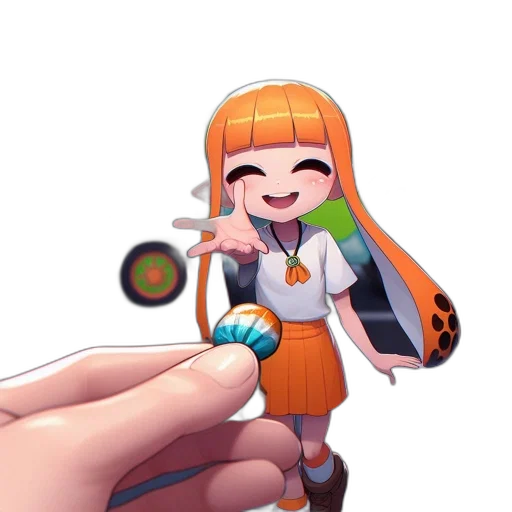 staff, weapon, jewelry, creature, pixel art, 3d render, concept art, anime transparent PNG cut-out