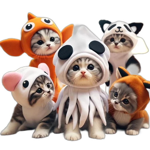 animal, creature, 3d render, concept art, photorealistic, fantasy art, monochrome, five transparent PNG cut-out