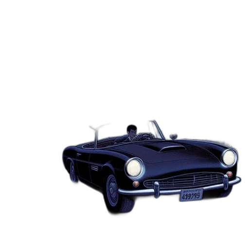car, animal, crown, weapon, 3d render, photorealistic, concept art, vintage transparent PNG cut-out