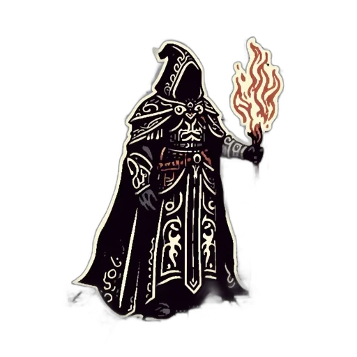 staff, mask, jacket, dress, pixel art, concept art, fantasy art, comic book art transparent PNG cut-out