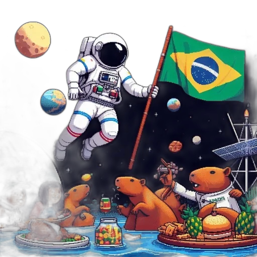 robot, concept art, pixel art, comic book art, fantasy art, outer space, underwater, astronaut transparent PNG cut-out