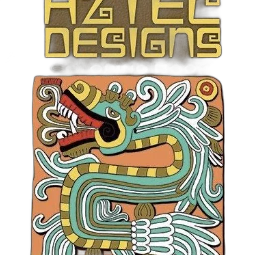 concept art, 3d render, comic book art, cover, aztec, designs, coloring, book transparent PNG cut-out
