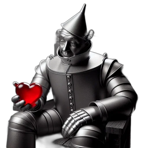 robot, staff, concept art, fantasy art, 3d render, metallic, figure, holding transparent PNG cut-out