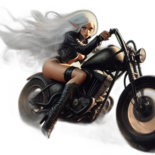 concept art, fantasy art, comic book art, photorealistic, fantasy-style, artwork, features, woman transparent PNG cut-out