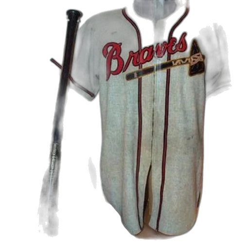 jacket, weapon, staff, concept art, baseball, jersey, word, braves transparent PNG cut-out