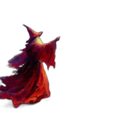dragon, dress, creature, mask, 3d render, concept art, fantasy art, watercolor transparent PNG cut-out
