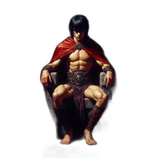 sword, animal, creature, fantasy art, concept art, comic book art, pixel art, muscular transparent PNG cut-out
