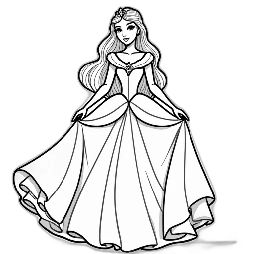 dress, crown, jewelry, concept art transparent PNG cut-out