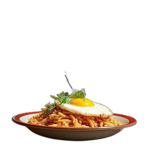 food, 3d render, photorealistic, egg, king, restaurant transparent PNG cut-out