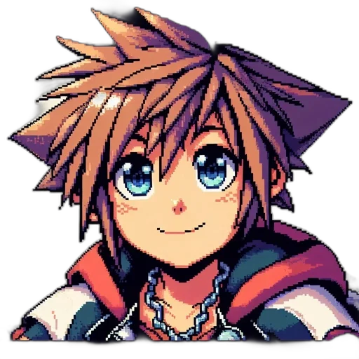face, robot, dragon, weapon, pixel art, anime, concept art, fantasy art transparent PNG cut-out