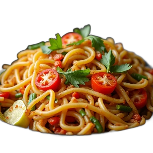 food, photorealistic, 3d render, skillet transparent PNG cut-out