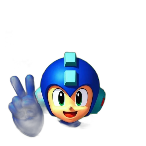 robot, mask, hat, face, 3d render, pixel art, concept art, vaporwave transparent PNG cut-out