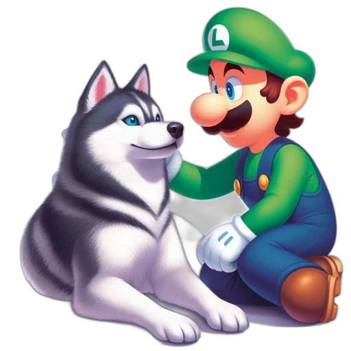 animal, pixel art, concept art, watercolor, photorealistic, green, monochrome, luigi transparent PNG cut-out