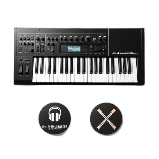 black, electronic, keyboard, sleek, design, control, panel, top transparent PNG cut-out